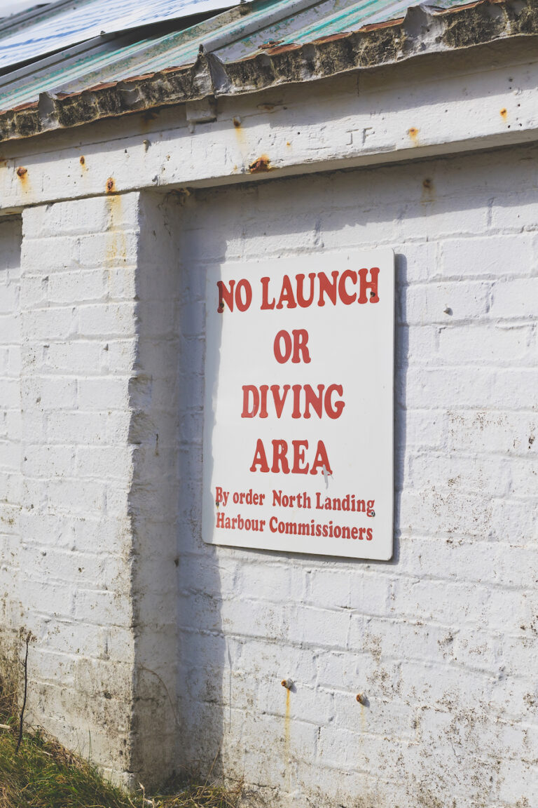 No Launch or Diving